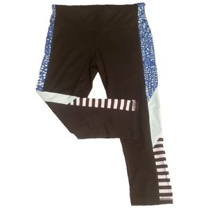 Champion Blue Accent Athleisure Capris, M